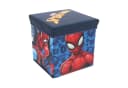 Spiderman Aufbewahrungsbox Sitzhocker 2-in-1 Blau 30x30x30 cm Bild 1