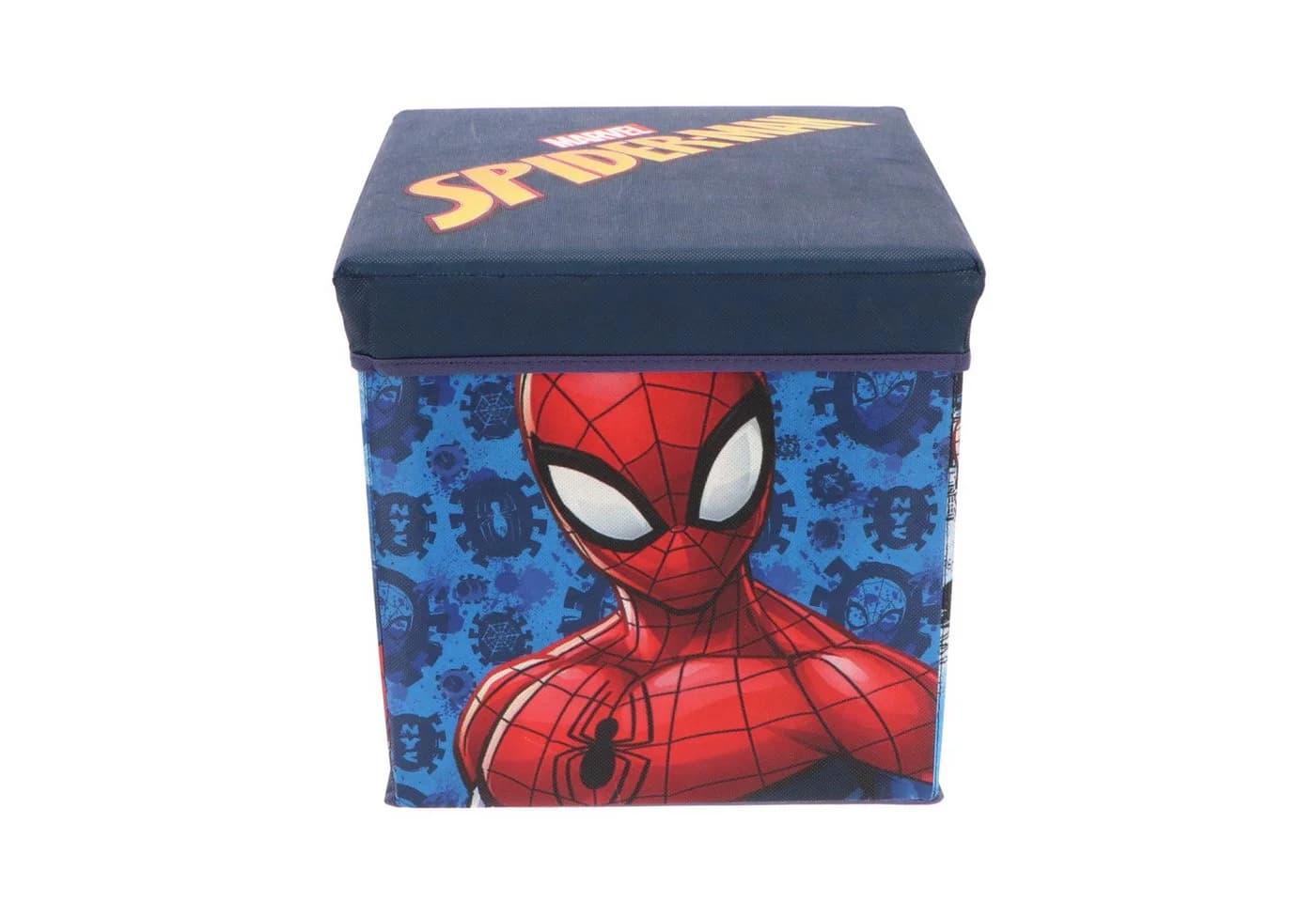 Spiderman Aufbewahrungsbox Sitzhocker 2-in-1 Blau 30x30x30 cm - Bild 2