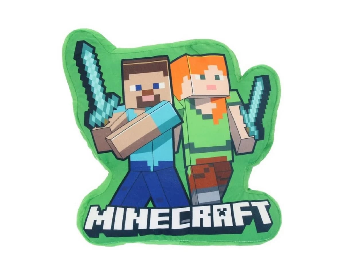 Minecraft Dekokissen 40 cm Grün Kinderzimmer