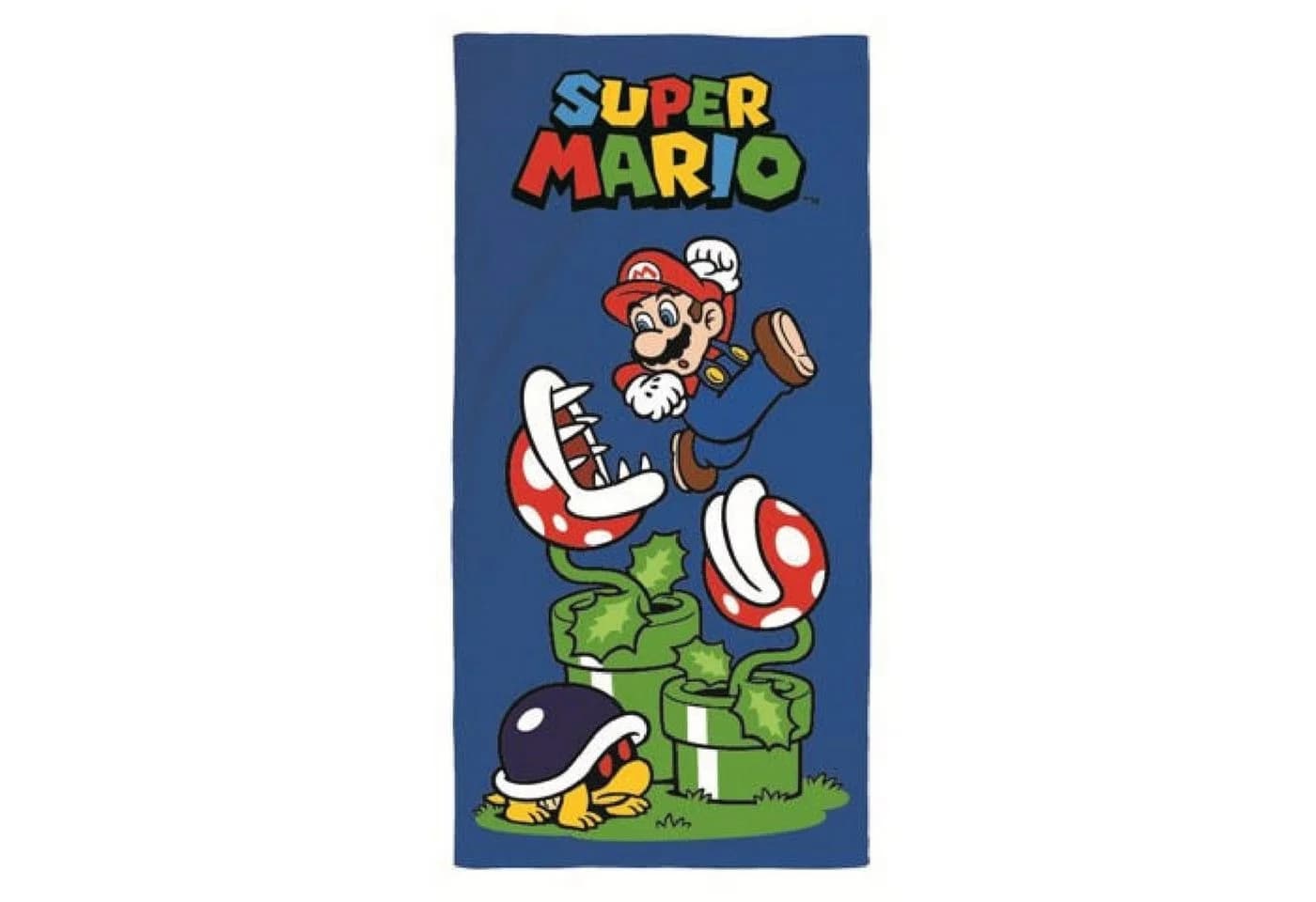 Super Mario Strandtuch Kinder Flauschiges Mikrofaser-Badetuch
