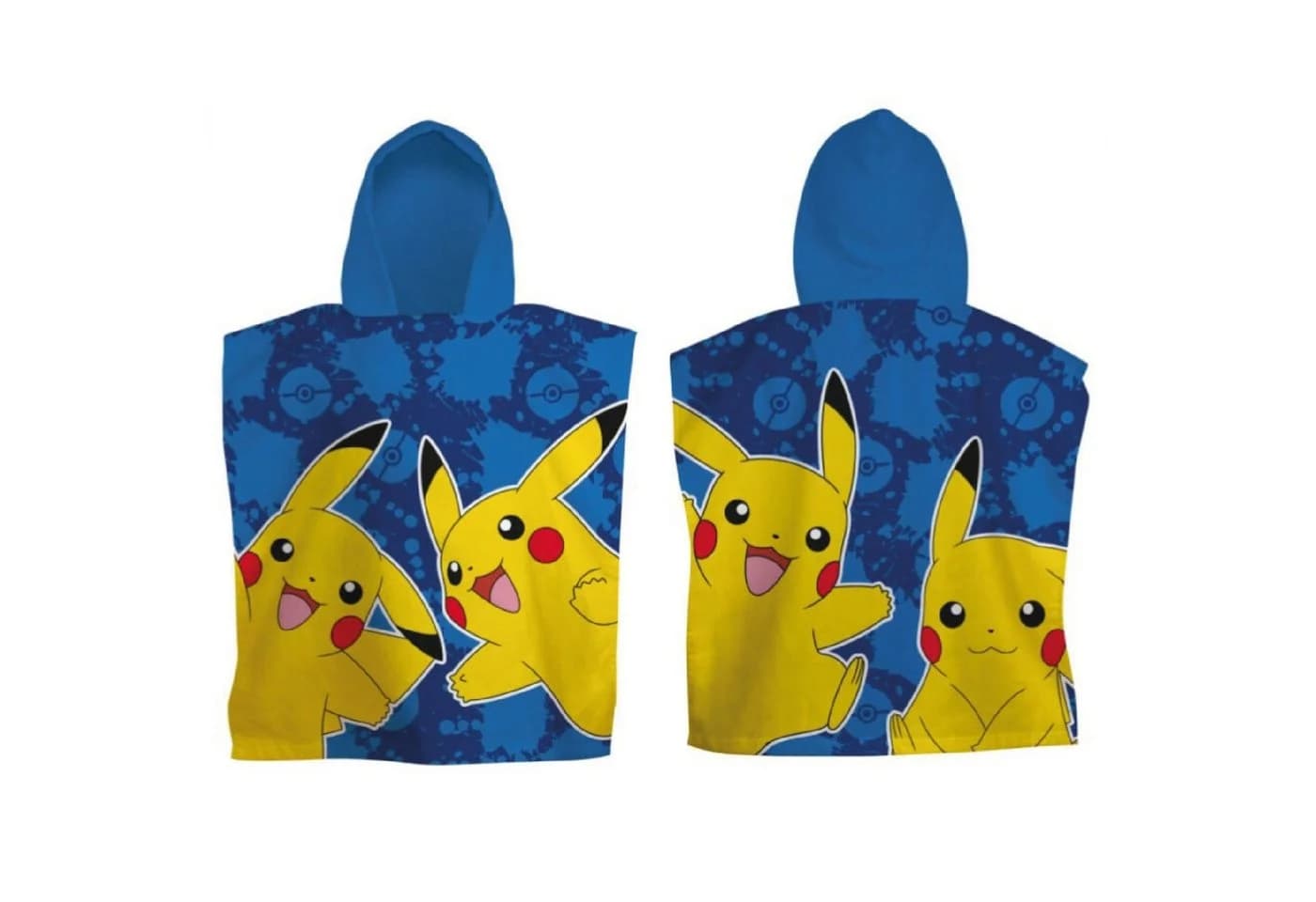 POKÉMON Badeponcho Mikrofaser Pikachu