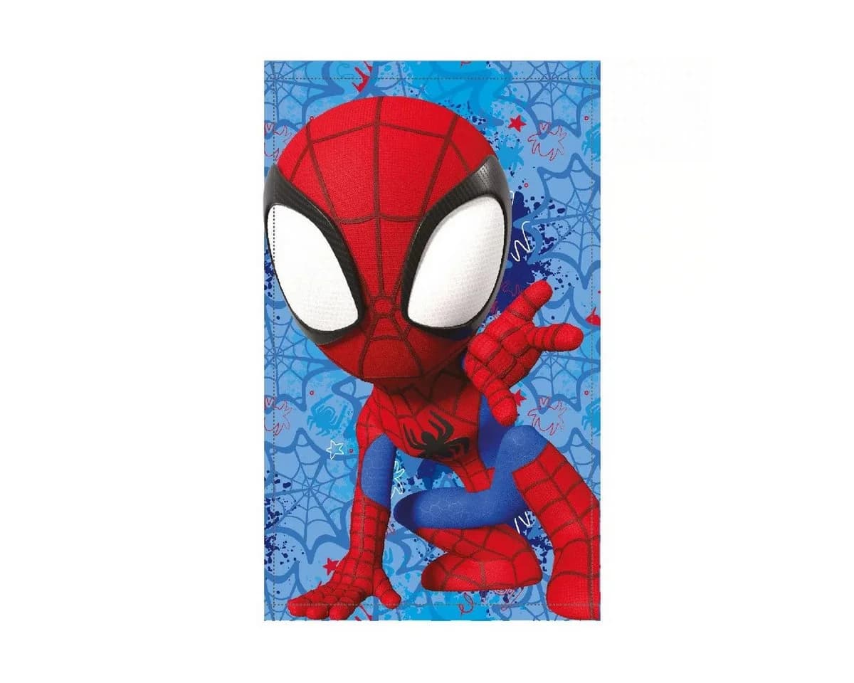 Spiderman Badetuch 30x50cm Baumwolle Rot