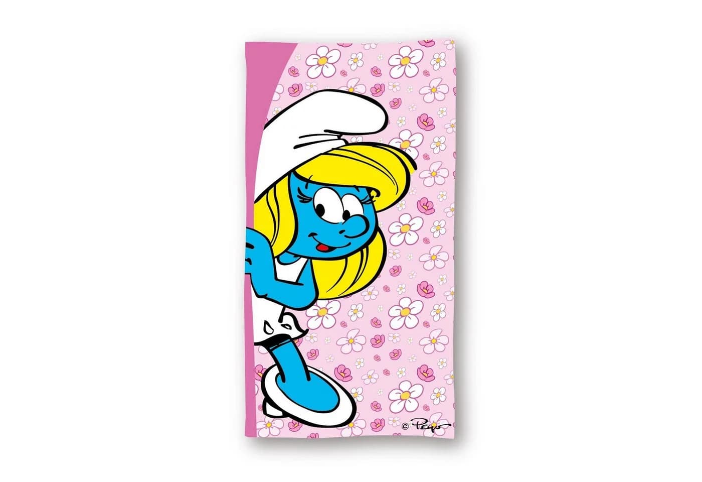 The Smurfs Strandtuch Mikrofaser Badetuch 70 × 140 cm
