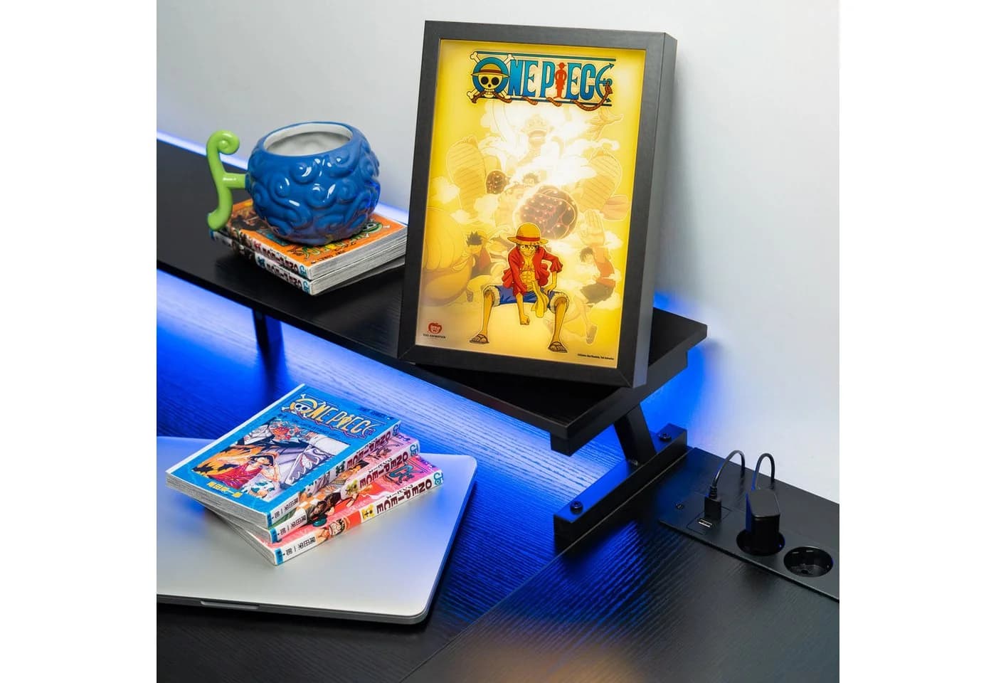Grupo Erik One Piece Luffy LED Rahmenlampe mit dimmbarer Beleuchtung - Bild 4