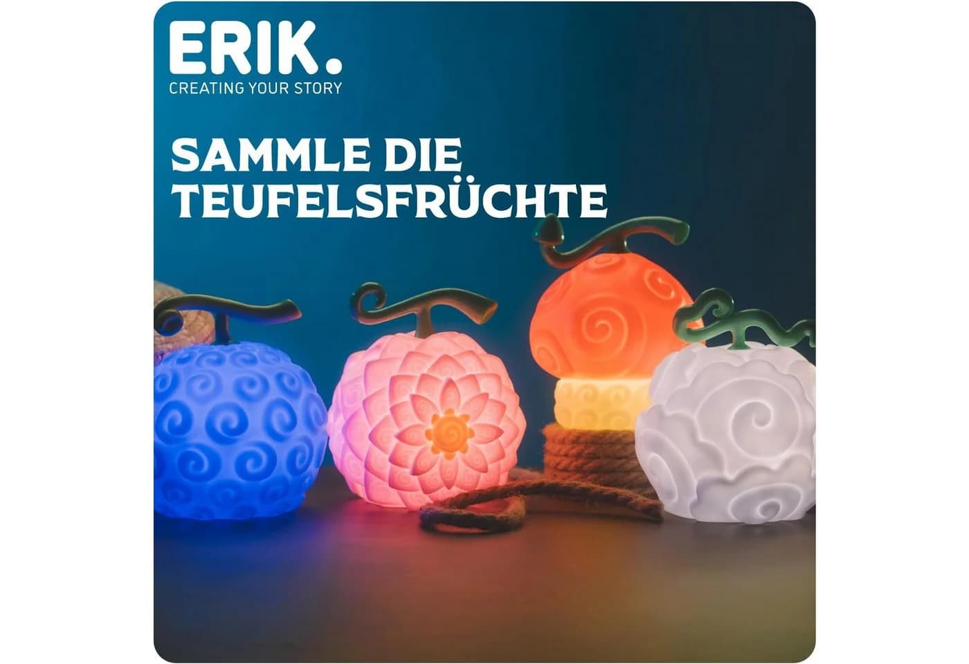 Grupo Erik One Piece Smoke Frucht LED-Dekolampe - Bild 5