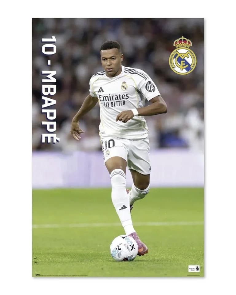 Grupo Erik Poster Real Madrid Mbappé Wanddekoration - Bild 2
