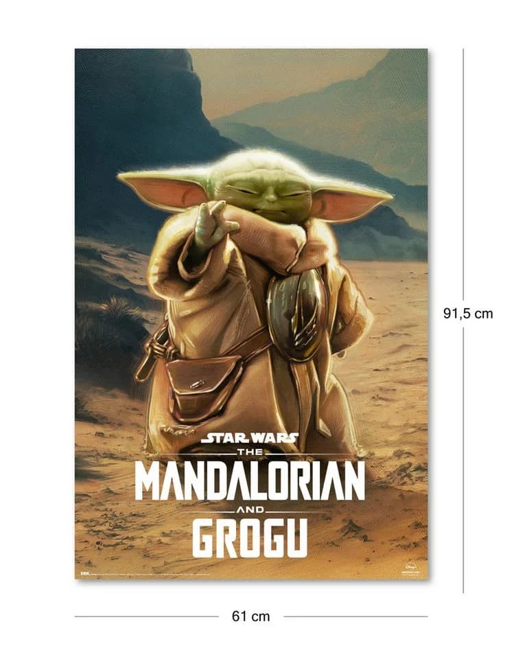 Grupo Erik Poster The Mandalorian & Grogu 61 x 91,5 cm