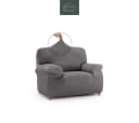 Belmarti Sesselhusse Grau Elastischer Baumwollmix Bezug Bild 2