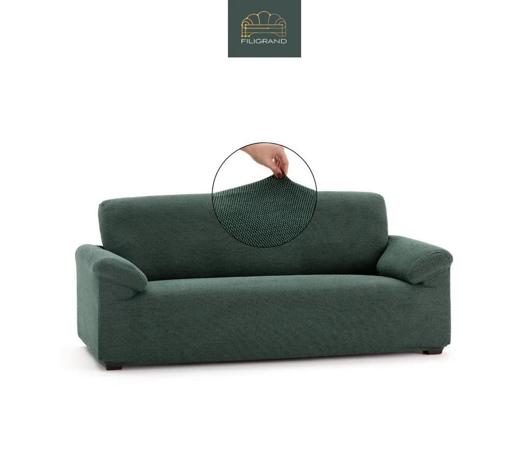 Belmarti Sofahusse Grün Chenille Oberfläche Made in Spain - Bild 2