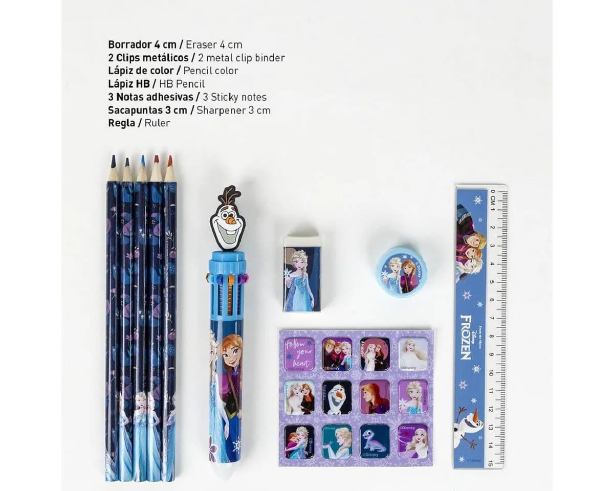 Disney Frozen Schreibwaren-Set 12-tlg. Schulbedarf für Kinder