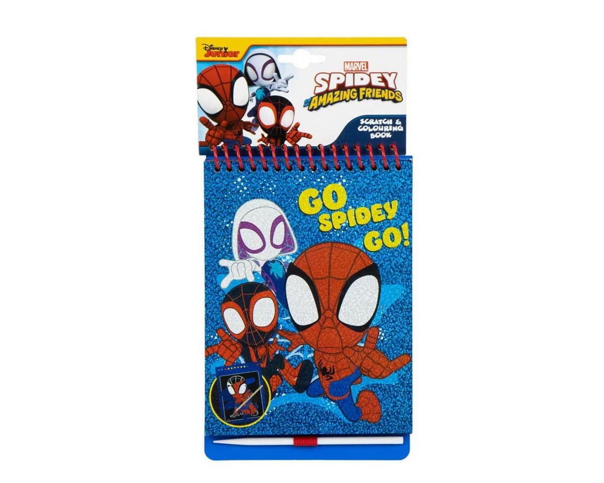 Spiderman Scratch Book Kreativset Kratzbilder & Zeichenspaß - Bild 4