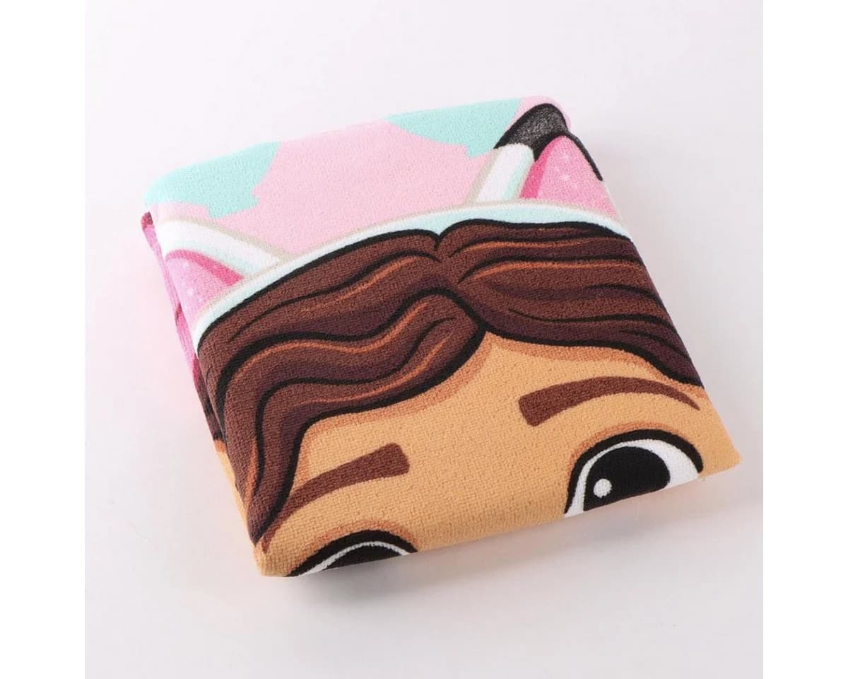 Gabby's Dollhouse Badeponcho Kinder Bunt Polyester 56x53cm - Bild 3