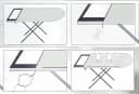 Reinex Bügelbrettbezug 150x51cm mit Polsterung und Zugkordel Bild 4