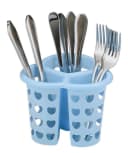 Alpina Besteckhalter 3-Fächer Blau Kunststoff Bild 1