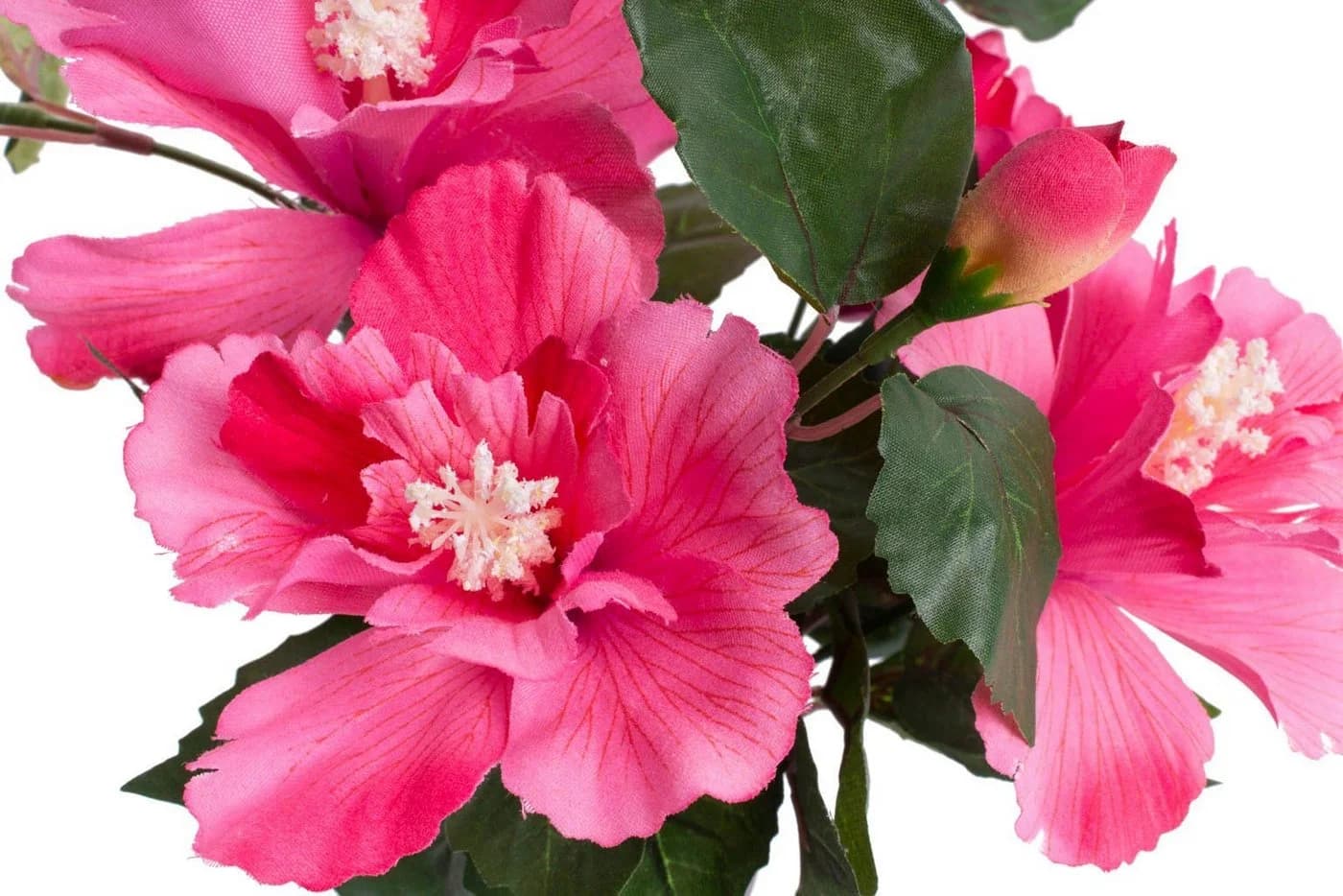 BOTANIC-HAUS Kunstblume Hibiskus im Topf Pink