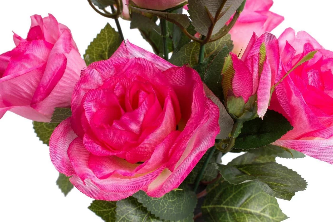 Kunstblume BOTANIC-HAUS Rosenbusch Bunt Schwarz