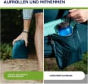 Blusmart Hängematte Camping Doppelhängematte Grau/Rot Bild 5