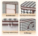 Blusmart 3-teilige Auflagenbox Faltbarer Kleiderschrank Aufbewahrungsbox Bild 4