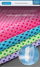 Blusmart Kühlendes Sporthandtuch Set Pink Polyester & Silikon Bild 5