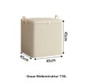 Blusmart Aufbewahrungsbox Grau Faltbar Verdickt Bild 2