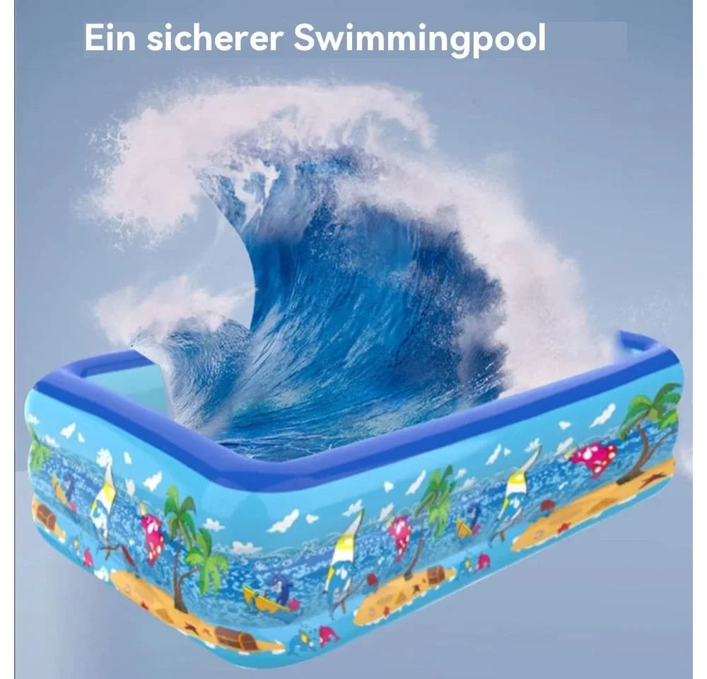 Blusmart Aufblasbares Planschbecken für Kinder - Mehrere Größen - Bild 4