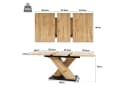 Celya Ausziehtisch Teleskop Holzfarbe Modern Bild 1