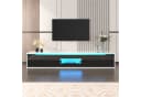 Celya TV-Schrank Hochglanz Schwarz mit LED-Beleuchtung Modern Bild 1