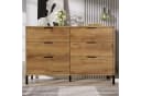 Celya Sideboard 6 Schubladen Natur Bild 4