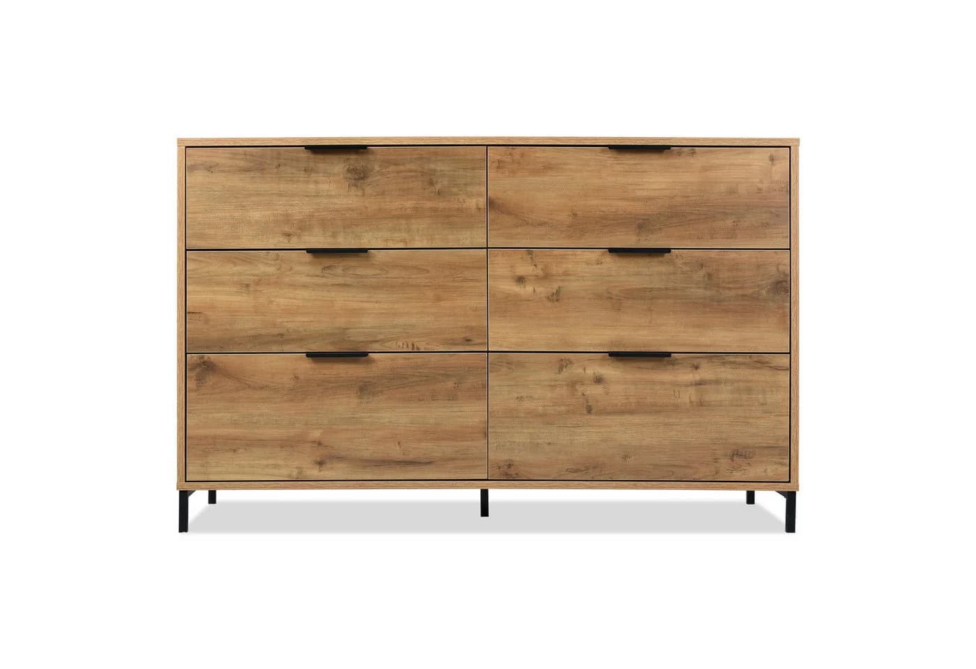 Celya Sideboard 6 Schubladen Natur - Bild 5
