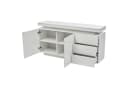 Celya TV-Schrank Sideboard weiß LED Hochglanz Bild 5
