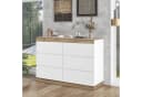 Celya Sideboard Kommode 6 Schubladen Weiß Modern Bild 4