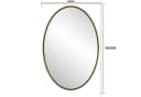 Celya Badspiegel Bogen Gold/Silber Modern Retro Wandspiegel Bild 1