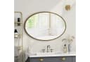 Celya Badspiegel Bogen Gold/Silber Modern Retro Wandspiegel Bild 3