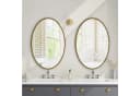Celya Badspiegel Bogen Gold/Silber Modern Retro Wandspiegel Bild 4