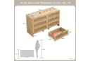 Celya Kommode 130cm Rattan Kommode mit 6 Schubladen Bild 1