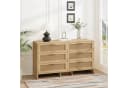 Celya Kommode 130cm Rattan Kommode mit 6 Schubladen Bild 2