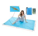 Blusmart Picknickdecke Tragbar Faltbar Wasserdicht Blau Bild 3