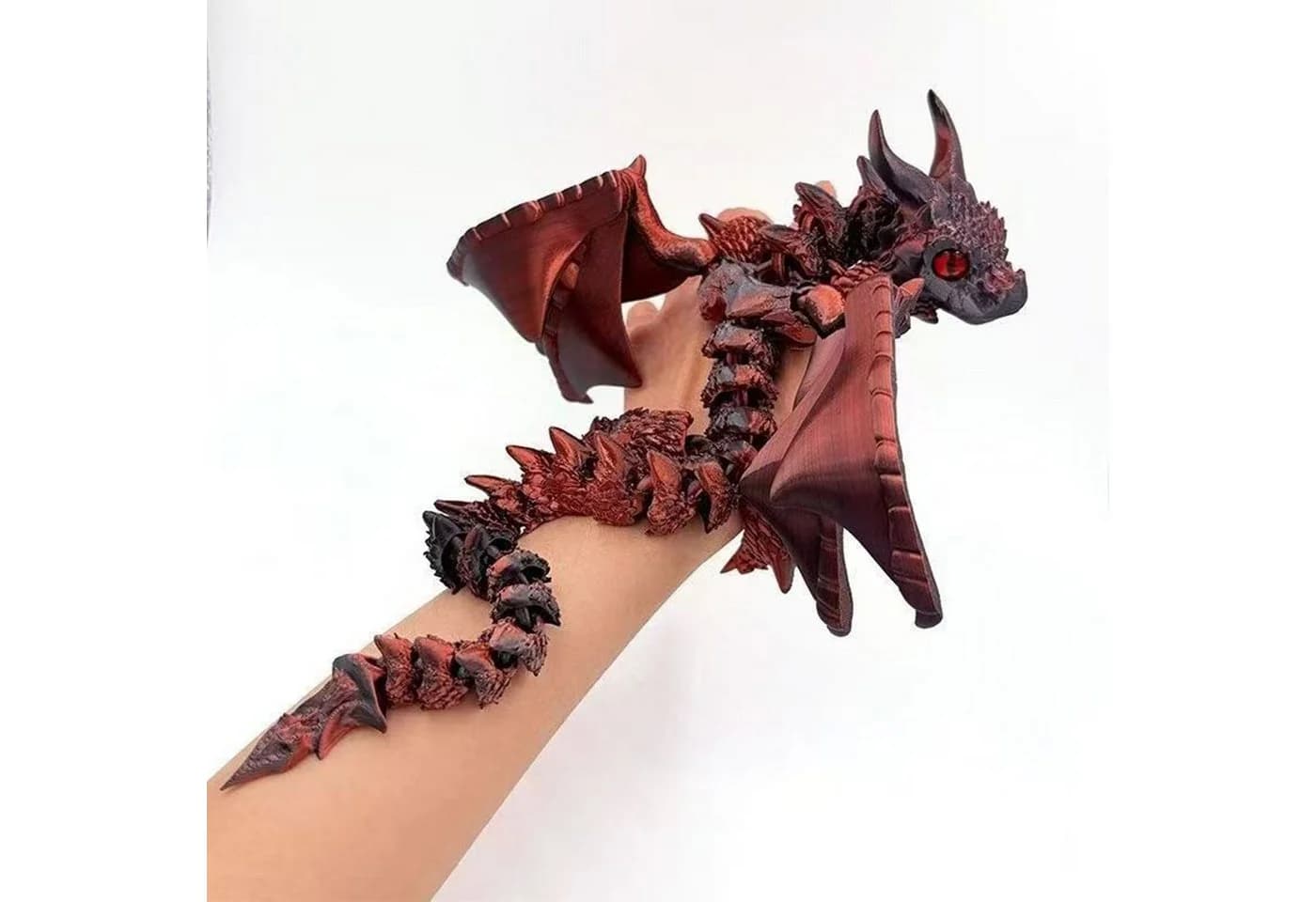 Jumpeak Drachenfigur 3D-Druck phosphoreszierend flexibel - Bild 4