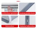 Jumpeak Insektenschutz-Fensterrahmen Grau Ohne Bohren Bild 5