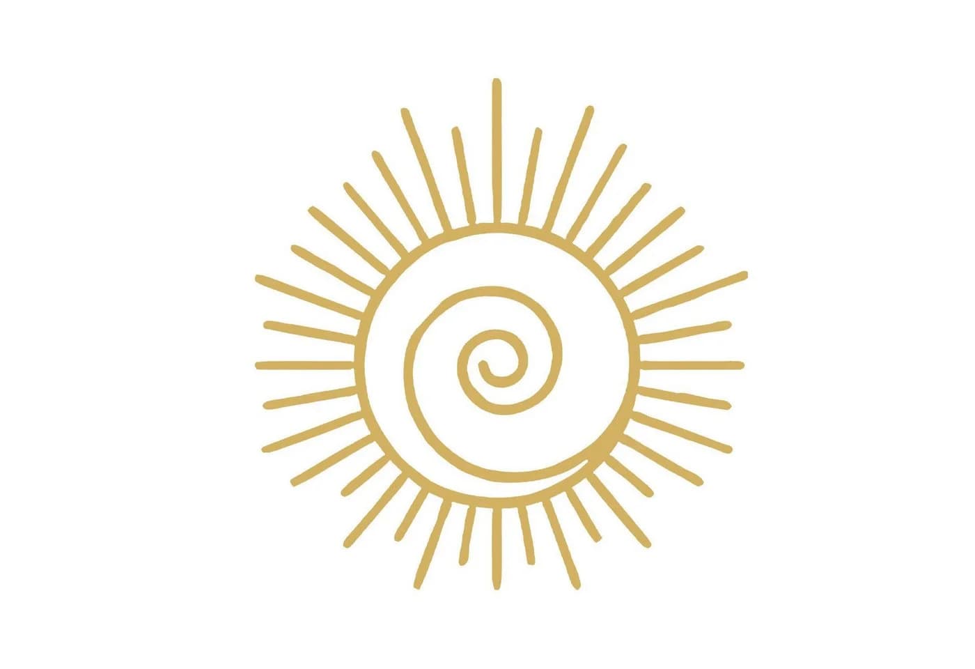 Jumpeak Wanddekoobjekt Sonne und Möwe Metall Kunst Wanddekor Gold - Bild 2