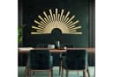 Jumpeak Wanddekoobjekt Sonne Metall Kunst Schwarz/Gold/Silber/Weiß Bild 5