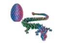 Jumpeak 3D Drache mit Ei Deko Figur PLA Kunststoff Bunt Bild 2
