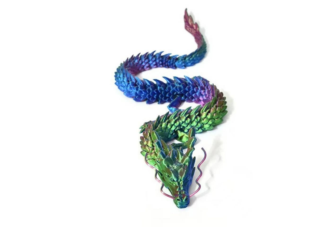 Jumpeak 3D-Druck Drachenfigur Bunt Flexibel - Bild 2