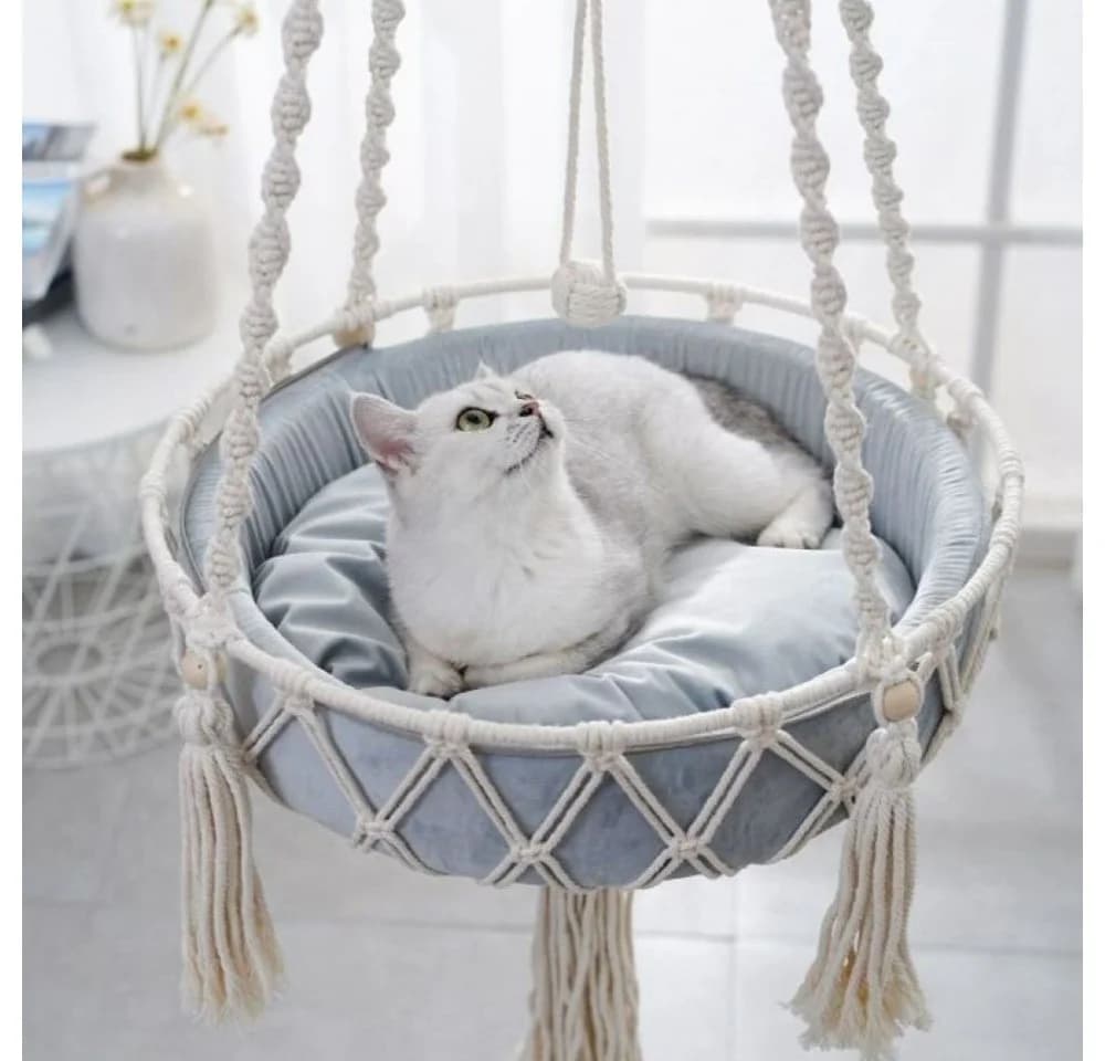 Jumpeak Katzen-Hängematte Handgewebt Böhmischer Stil - Bild 3