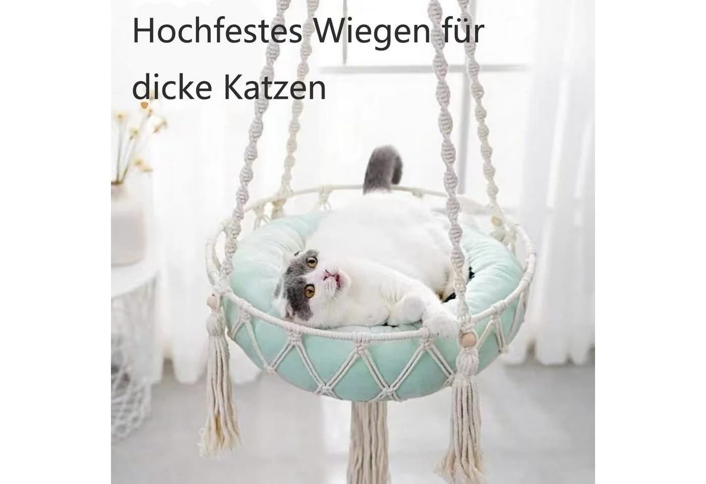 Jumpeak Katzen-Hängematte Handgewebt Böhmischer Stil - Bild 4