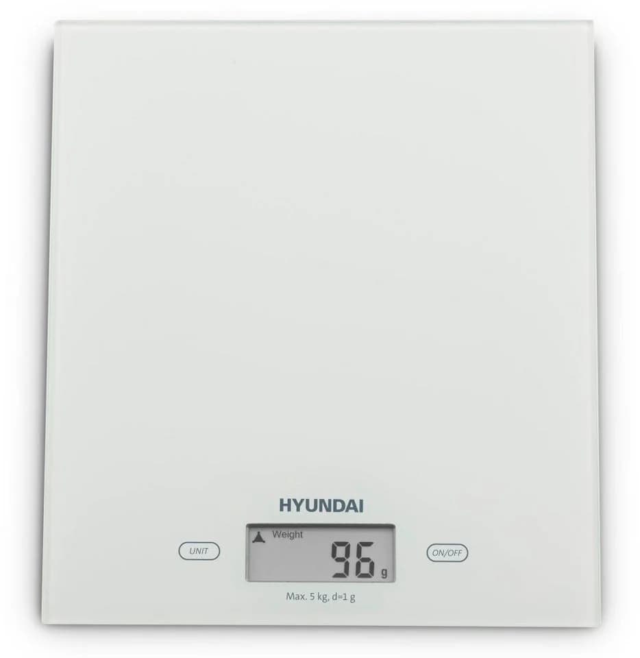 Hyundai Küchenwaage KVE893 Weiß 5kg LCD TARE - Bild 2