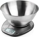 eta Küchenwaage DORI 2-tlg. Edelstahl Silber bis 5 Kg LCD Display Bild 1
