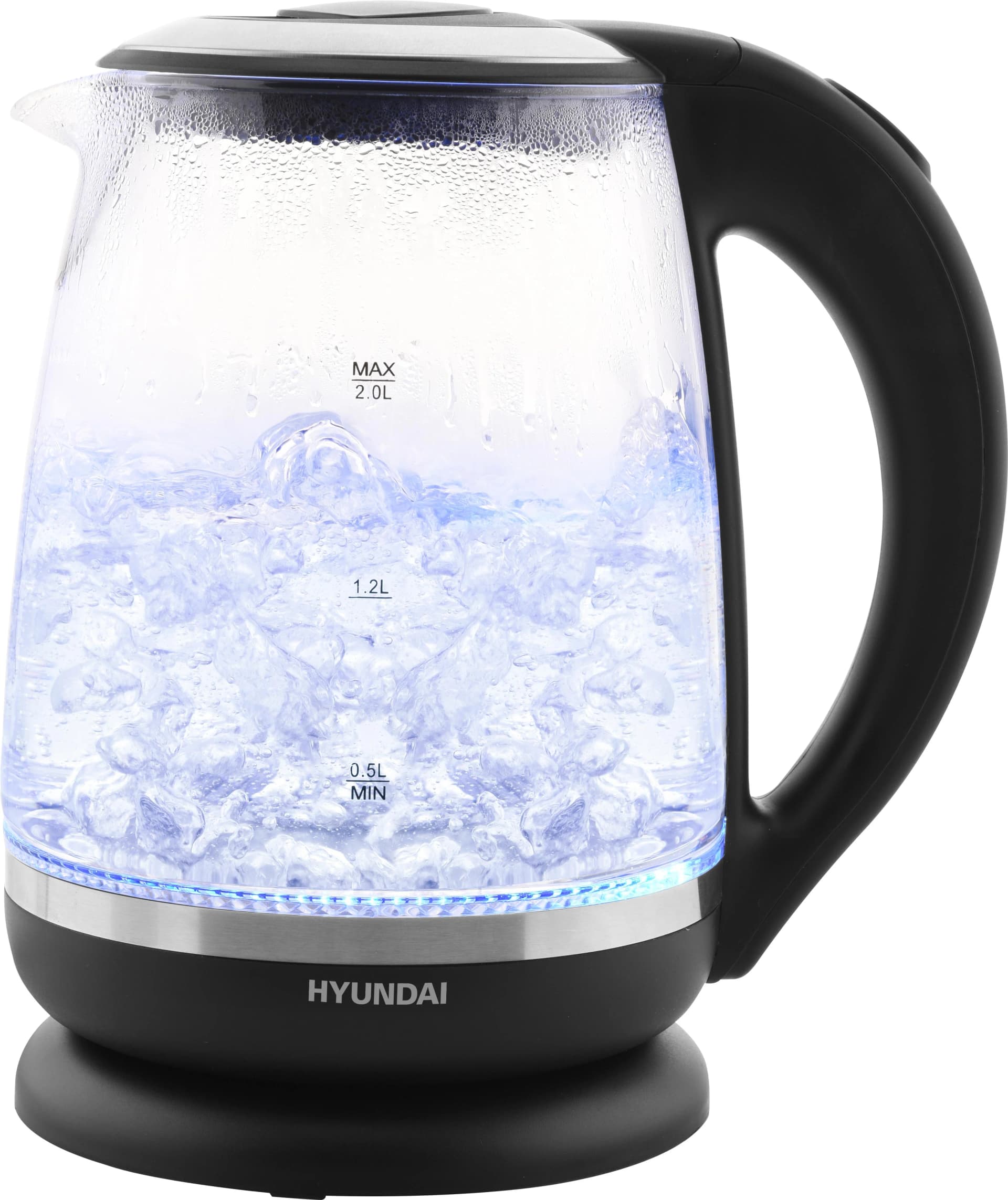 HYUNDAI Wasserkocher HYUVK745 Schwarz 2200W