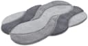 Grund WC-Vorlage CARMEN Grau Oval mit Ausschnitt Bild 3