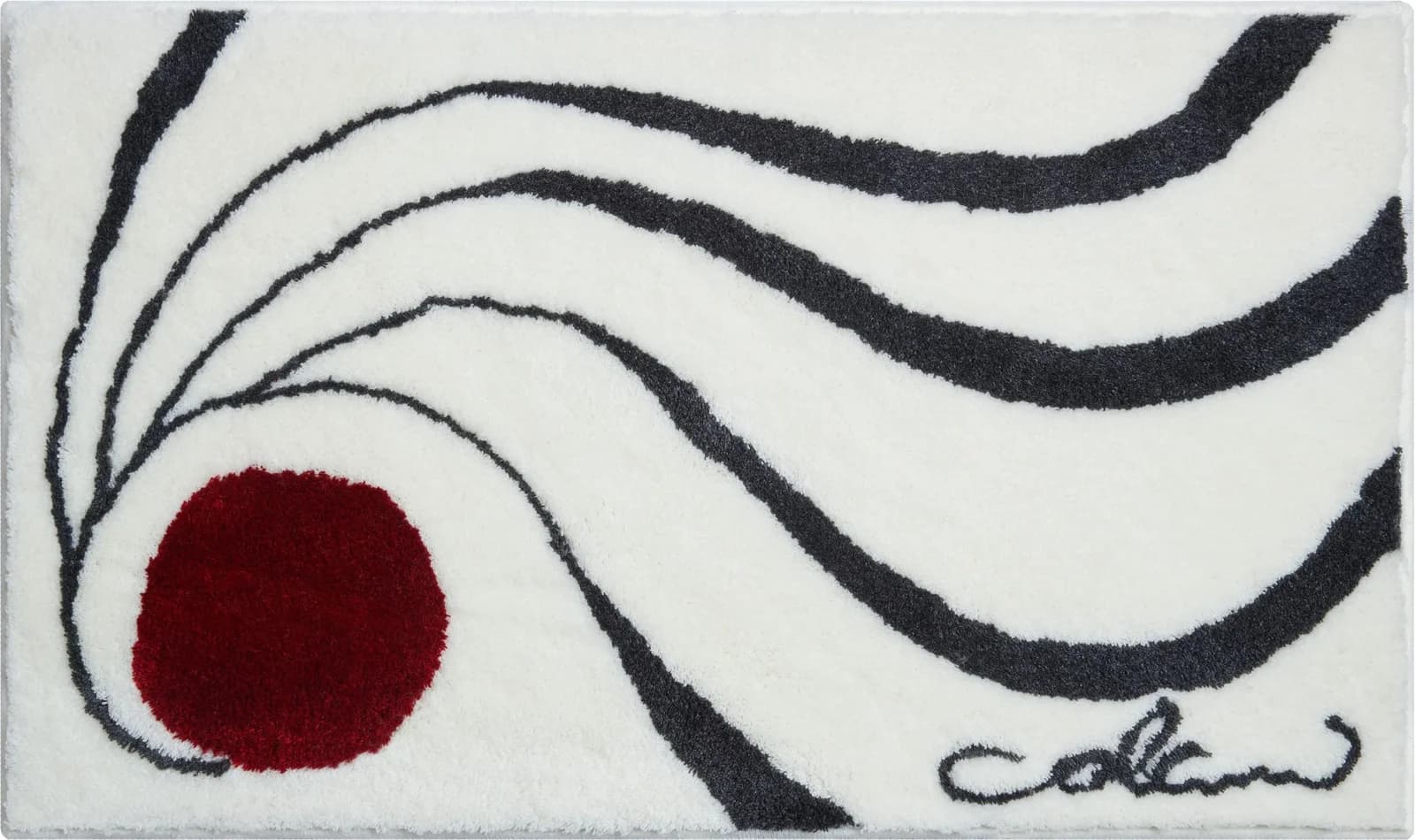 Badematte Colani 18 Weiß Polyacryl